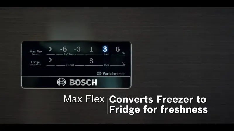 Bosch refrigerator that can work as freezer or fridge